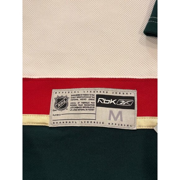 Deadstock Reebok Minnesota Wild White Stitched NHL Hockey Jersey Men's Medium - Picture 6 of 9